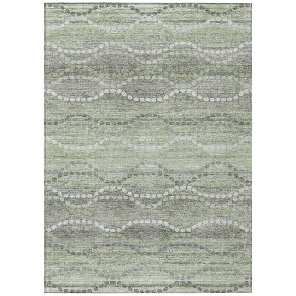 Dalyn Rugs Machine Washable Indoor/Outdoor Chantille ACN2030 Green 2'6" x 3'10" Rug