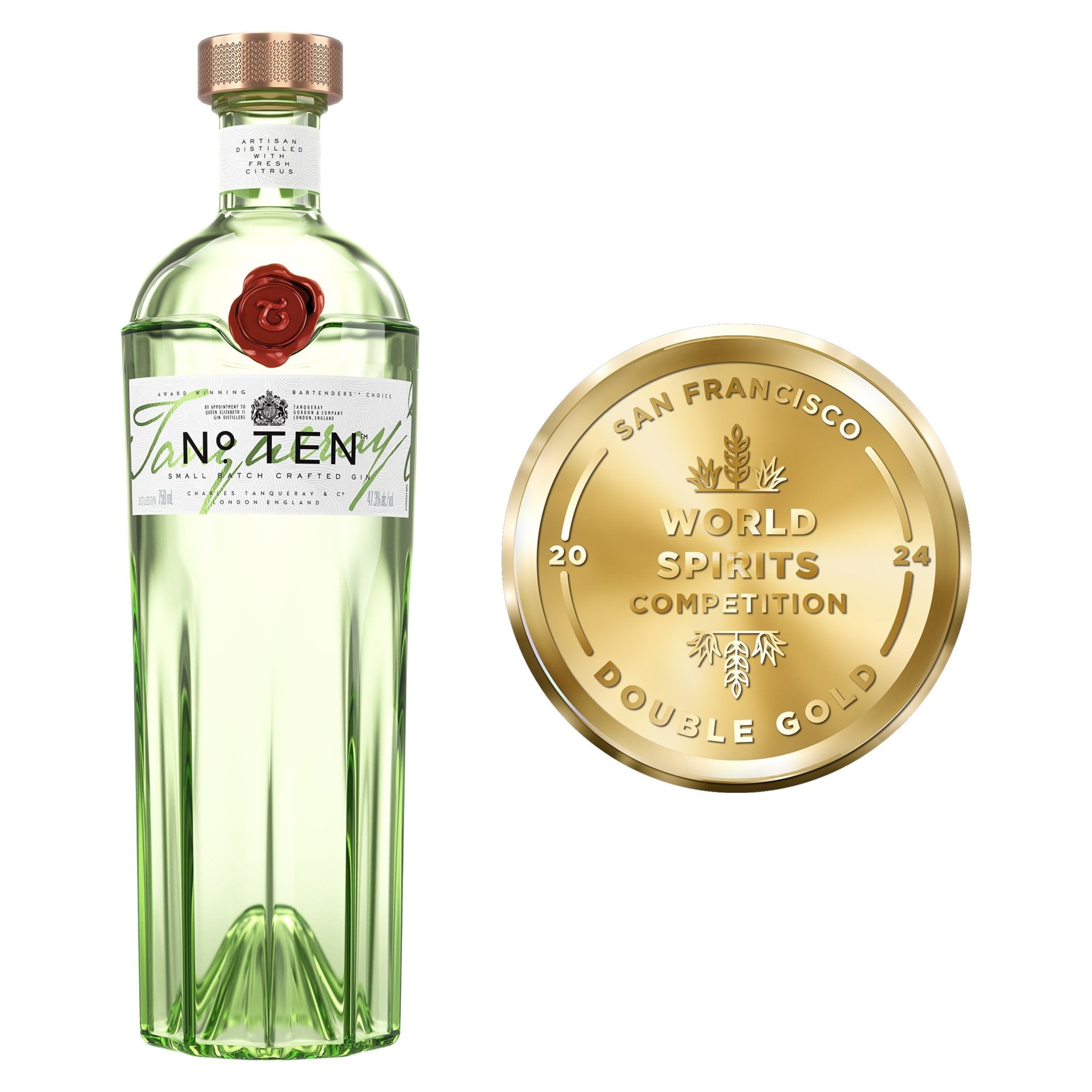 Tanqueray No. TEN Gin, 750 mL, 47% ABV - Walmart.com