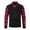 Black, variant on Gaexia Men's Shapewear Shirt Autumn Winter Business Casual Two Collar Comfortable Stretchable(XXXL,Red)