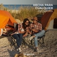thumbnail image 2 of Sillas Plegables para Camping Pesca Playa y Exteriores Lona Impermebale Porta Vaso Ligera Sillas para Exterior Ergonomica con Estructura de Acero y Funda Transportadora Set de 4 Sillas Negro, 2 of 5