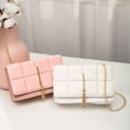 thumbnail image 3 of LinYooLi Sacs à Bandoulière en Cuir PU pour Femmes, Chaîne Texturée à la Mode, Sacs à Bandoulière en Strass, Sacs à Main Tendance d'Été, Sacs à Main pour Téléphone, 3 of 6
