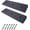4" H, variant on 2 5'' Rubber Curb Ramp Loading Rubber Curb Ramps 3 Tons Driveway Ramp Slope Ramp for Loading Dock Warehouse Sidewalk (5" H)