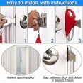 thumbnail image 4 of Portable Door Lock with Storage Bag, Anti-Theft Security Latch for Home, Hotel, Apartment, and School Use, 4 of 5