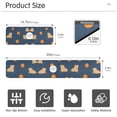 thumbnail image 3 of Yayeee Faucet Mat for Kitchen Sink 14.7" Diatomite Long Splash Guard Pad, Blue Capybaras, 3 of 7