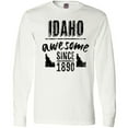 thumbnail image 3 of Inktastic Idaho Awesome Since 1890 Long Sleeve T-Shirt, 3 of 5