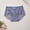 Blue, variant on Womens Blue Lace Mid-Rise Briefs No Show Breathable Stretch Panties with Cotton Lining 1 Pack,Size M