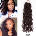 thumbnail image 1 of 18 in Afro Goddess Faux Locs Curly Crochet Braiding Dreadlocks Natural Hair, 1 of 2