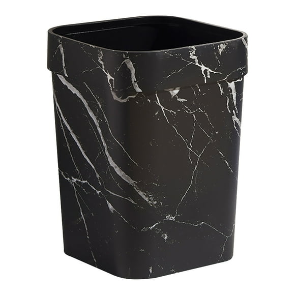 ColoMX Cesta de basura decorativa Marca de basura Casilla de papel de desperdicio de plástico