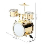 Ymiko Drum Set, Drum, Drum Kit, Miniature For Family Friends