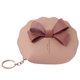 thumbnail image 1 of Monedero pequeño de cuero PU con lazo preppy, bonito bolso de moda, 1 of 6