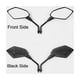 thumbnail image 2 of Espejos para motocicleta con ángulo ajustable, forma de ojo de águila con cabezal esférico giratorio de 360 grados, lente de vidrio transparente universal, ajuste universal para la mayoría de los, 2 of 5