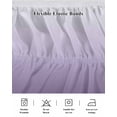 thumbnail image 7 of Purple Gradient Bed Skirt Queen Size 18" Drop Ruffled Wrap Around Bed Skirts Adjustable Elastic Bedskirt Dust Ruffle for Queen Size Bed, 7 of 7