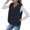 Navy, variant on Women's Vest Outerwear Sleeveless Lightweight Zip Jackets Warm Soft Vests with Zipper/Botton Pockets Jackets for 2025 Trendy,Color:Beige,Size:M