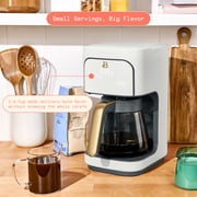 Beautiful by Drew Barrymore 12-Cup Programmable Coffee Maker, White Icing