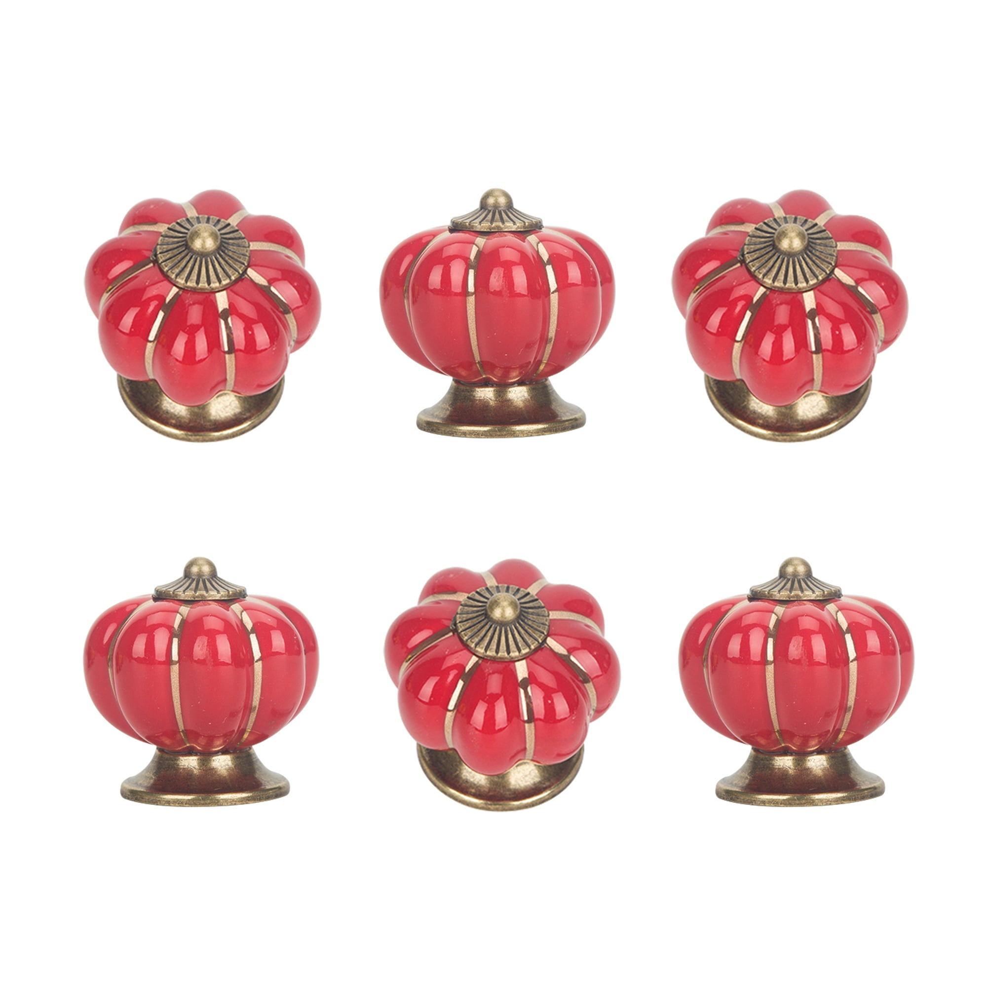 NK HOME 1Pc 38MM Knob Pumpkin Shape Drawer Door Pull Kitchen