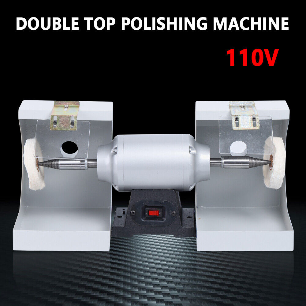Dental Lab High Speed Polisher Polishing Lathe Machine Bench Buffing Grinder
