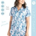 thumbnail image 5 of Hello Mello Lazy Daisy Lounge Short Sleeve Pajama Top, Palm Down Large/X-Large (Women's), 5 of 8