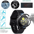 thumbnail image 3 of 3 Pieces Tempered Glass Screen Protector, 3D Edge Screen Protector, Full Cover, Anti-scratch, Compatible with Samsung Galaxy Watch Active 2 40 / 44mm 44MM, 3 of 5