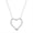 Classic Stone inlaid Love, variant on Solid 925 Sterling Silver Necklace Brilliant Star Moon AAA CZ Pendant For Women Birthday Valentine's Day Gift Jewelry
