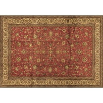 Ahgly Company Indoor Rectangle Persian Brown Traditional Area Rugs, 5' x 7'