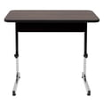 thumbnail image 2 of Studio Designs Adapta Table 36" x 20" Top Manual Height Adjustable Desk, Walnut, 2 of 5