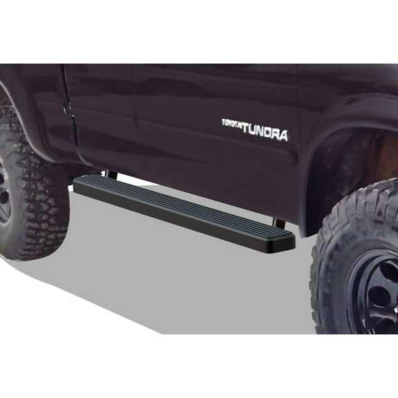 APS Running Boards 4 inches Matte Black Compatible with Toyota Tundra 2000-2006 Access Cab (Side Steps Side Bars)
