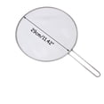thumbnail image 3 of Dsscvnef 29cm Stainless Steel Round Frying for Kitchen Tools Explosion Proof Oil Cover Folding Frying Stoppers Kitchen Rubber Strainers Retractable Strainer, 3 of 5