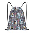 thumbnail image 1 of Goofa The Nightmare Before Christmas Print Drawstring Backpack Bag Sport Gym Sackpack Cinch Bags Drawstring Bags Draw String Sport Bag-Small, 1 of 6
