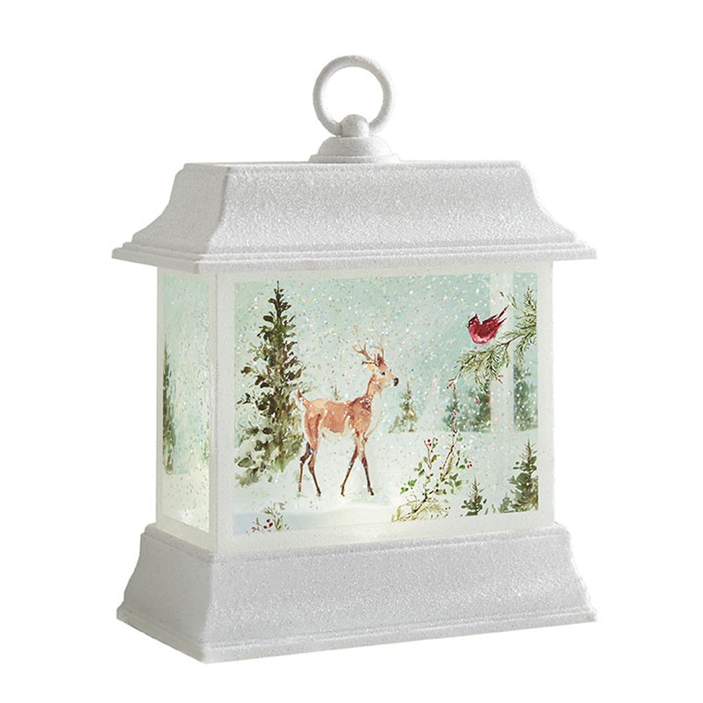Raz Imports Holiday Water Lanterns 8.5" Woodland Animal Lighted Water