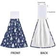 thumbnail image 4 of Christmas Tree Snowflake Blue Hand Towels for Bathroom and Kitchen, Xmas Winter Christmas Tree Hanging Bath Kitchen Towel Washcloths, Absorbent Thick KitchenBathroom Microfiber Towel Bulk, 12"x17", 4 of 6