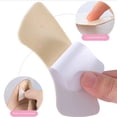 thumbnail image 4 of Heel Liners - Heel Pads - Heel Protectors - Heel Inserts for Women - Heel Grips for Women Insert Shoes - Shoe Pads for Women Shoes - Heel Cushions, 1 pair, Color: Pink, 4 of 7