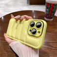 thumbnail image 1 of Chaqueta de plumón de lujo para iPhone, funda de teléfono acolchada para iPhone 11, 12, 13, 14 Pro Max, 14Plus, protección de lente completa, cojín de aire, cubierta a prueba de golpes Fivean unisex, 1 of 2