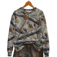 thumbnail image 7 of Women's Oversized Hoodies Camo Hooded Sweatshirts Long Sleeve Jackets with Pocket Maple Leaf Pullover Casual Tops Basic Shirts for Winter, 7 of 7