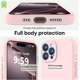 thumbnail image 3 of Funda de Silicona Premium, Forro de Microfibra Suave, para iPhone 16 Pro de 6.3 Pulgadas, Rosa Tiza, 3 of 7