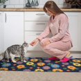 thumbnail image 3 of Pioneer Flower Floral Print Pattern Kitchen Rugs Sets Of 2, Anti Fatigue Non Slip Washable Floor Mats for Kitchen Sink Laundry, 17X30 Inch + 17X47 Inch, 3 of 6