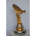 thumbnail image 5 of Nifao Gold and Silver Rolls Royce Bronze Statue – Home Decor Sculpture, 14"L x 14"W x 32"H, 5 of 12