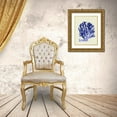 thumbnail image 3 of Fab Funky 26x32 Gold Ornate Wood Framed with Double Matting Museum Art Print Titled - Blue Corals a, 3 of 4