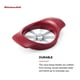 thumbnail image 4 of Cortador de frutas y pelador europeo KitchenAid Classic rojo/negro, 4 of 7