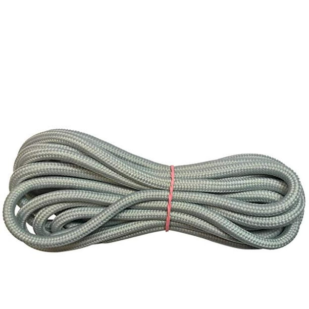 2 Pairs Gray Round Boot laces Shoelaces Strings Replacements for Hiking