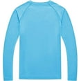 thumbnail image 2 of YuKaiChen Boy's Rash Guard Swim Shirt Long Sleeve UPF 50+ Sun Protection Hiking Shirts Youth Quick Dry Fishing Tees SkyBlue L, 2 of 5