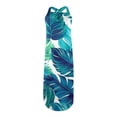 thumbnail image 5 of SMihono Robe Maxi Bohème d'Été pour Femmes Grande Taille Robe Longue Imprimée Sans Manches à Encolure Croisée devant Robe de Plage Évasée, 5 of 5