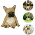 thumbnail image 2 of Estatua de perro, bandeja escalonada de Pascua, decoración para tartas, paisajismo, perro durmiendo, perro realista, preciosa estatua de perro, escultura de perro, escultura de cachorro, adornos para, 2 of 6