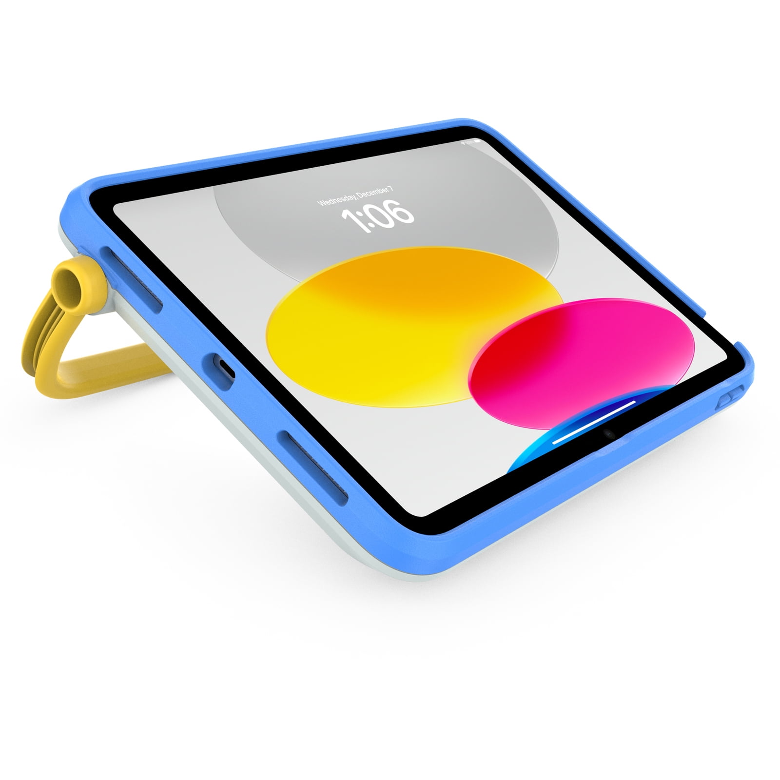 OtterBox EasyGrab Schutzhülle Für IPad Mini 5 – Mit Ständer & Auto-Halterung, Robust, Kindersicher, In Blau/Grün