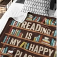 thumbnail image 5 of Book Lovers Gifts Blanket - Librarian Gifts Throw Blanket 80"x60" - Book Club Gifts for Reading Lover Bookish - Literary Gifts Ideas - Best Bookworm Gifts on Birthday Christmas Graduation, 5 of 6