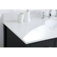 thumbnail image 4 of Elegant Decor Irene 48" Solid Wood Single Bathroom Vanity w/ Backsplash in Black, 4 of 8