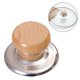 thumbnail image 1 of 12pcs Pot Lid Wooden Knob Pan Lid Holding Handle Universal Kitchen Cookware Lid Replacement, 1 of 5
