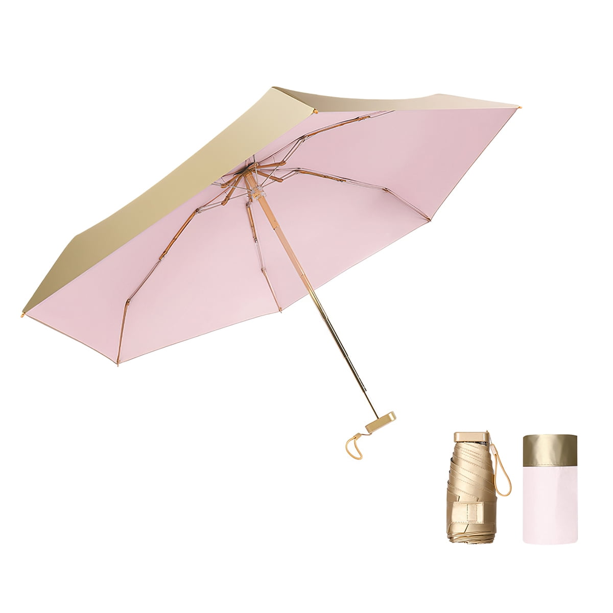Kepooman Umbrella Windproof Travel Umbrella - Wind Resistant, Small - Compact, Light, Automatic, Strong, Mini, Folding and Portable - Backpack, Car, Purse Umbrellas for Rain - Men and Women, Pink Kepooman Umbrella Windproof Travel Umbrella - Wind Resistant, Small - Compact, Light, Automatic, Strong, Mini, Folding and Portable - Backpack, Car, Purse Umbrellas for Rain - Men and Women, Pink