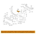 thumbnail image 3 of For 14-18 Mazda3 Front Bumper Cover Retainer Brace Support Bracket RH Right Side, 3 of 5