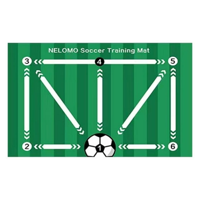 Yousi Carpet,Polyester Carpet,Football Footstep Training Mat Soccer Training Mat Agility Footstep Training Mat Soccer Mat for All Non Slip Silent Equipment for All Ages Strength and Coordination
