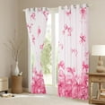thumbnail image 3 of Feelyou Pink Princess Bowknot Curtains Pack of 2 (42x84 Each), Dreamy Curtains Blackout, 3 of 6